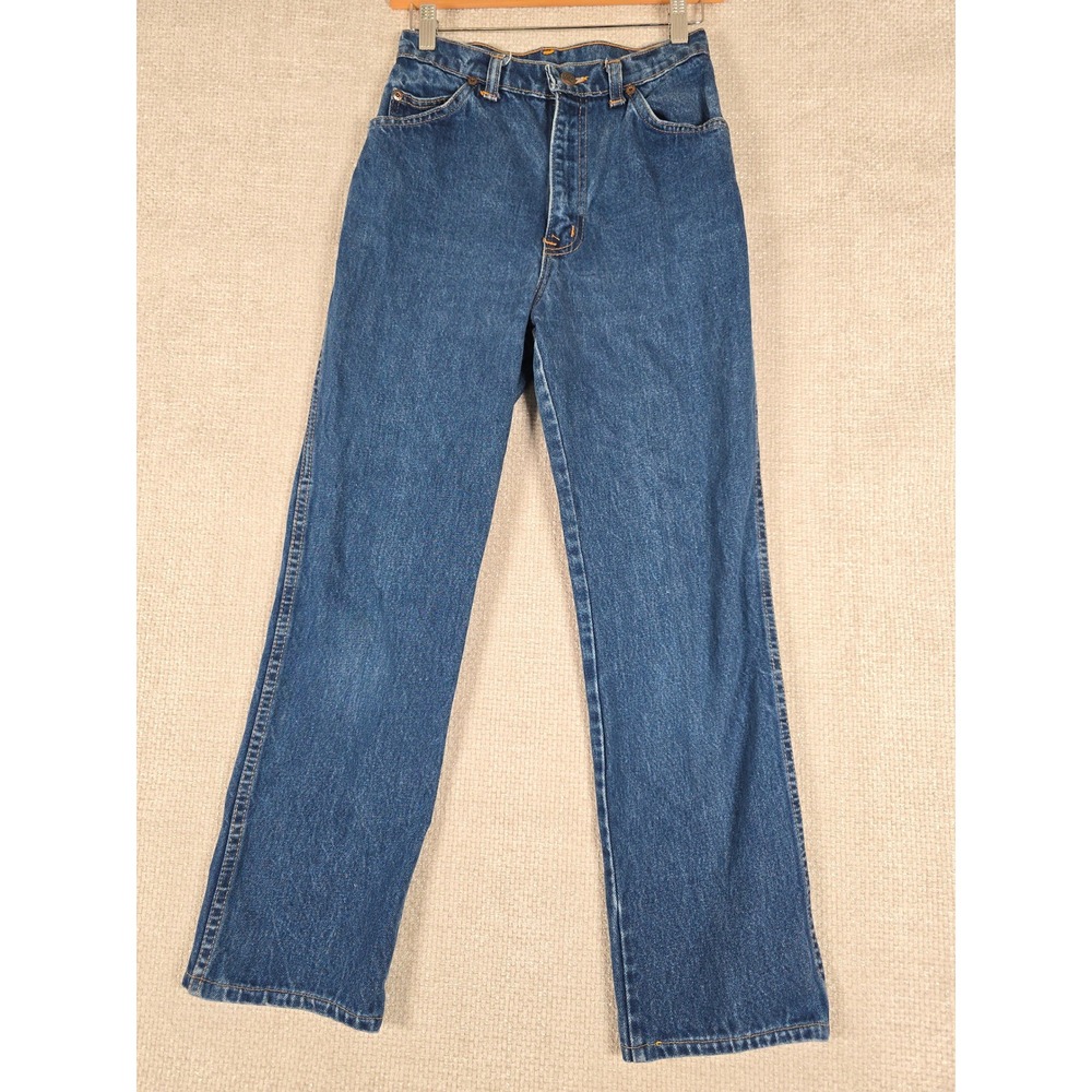 Vtg CHIC by H.I.S. Blue Jeans 80's High Rise Mom Jeans Sz 8/9 (True Size‎ 24x26)